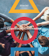 Cover of the report, showing a top view of five people clasping hands. The Azrieli logo made up of three geometric shapes, a yellow triangle, red circle and blue square, appears from top to bottom, and the words 'empowering communities' appear in the middle.